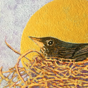 Nestled In (Robin on Nest)-Texture-Spoliarium-New